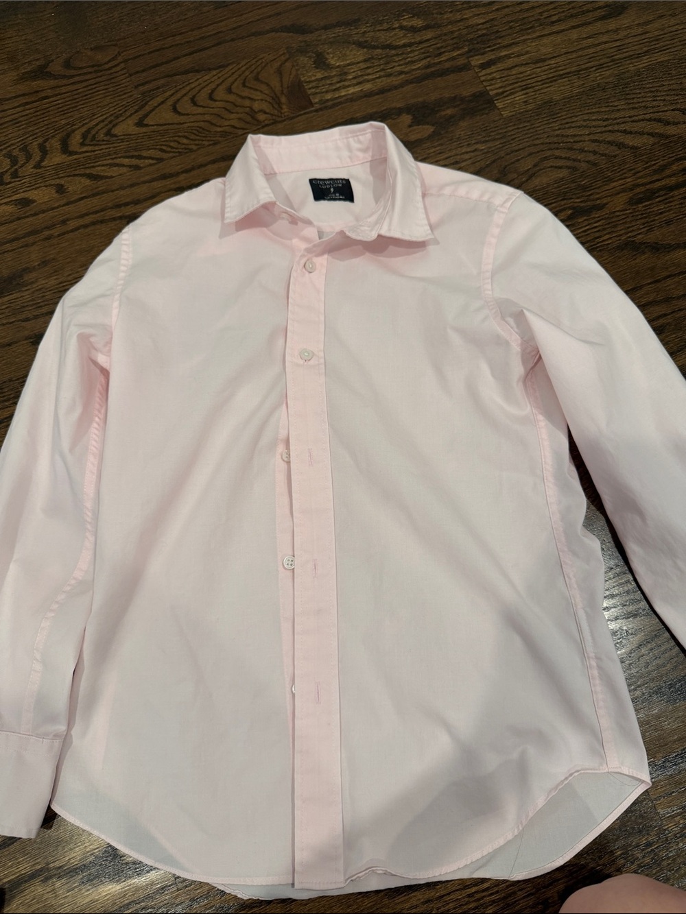 Crewcuts ludlow boy’s Pale Pink Dress Shirt size 10